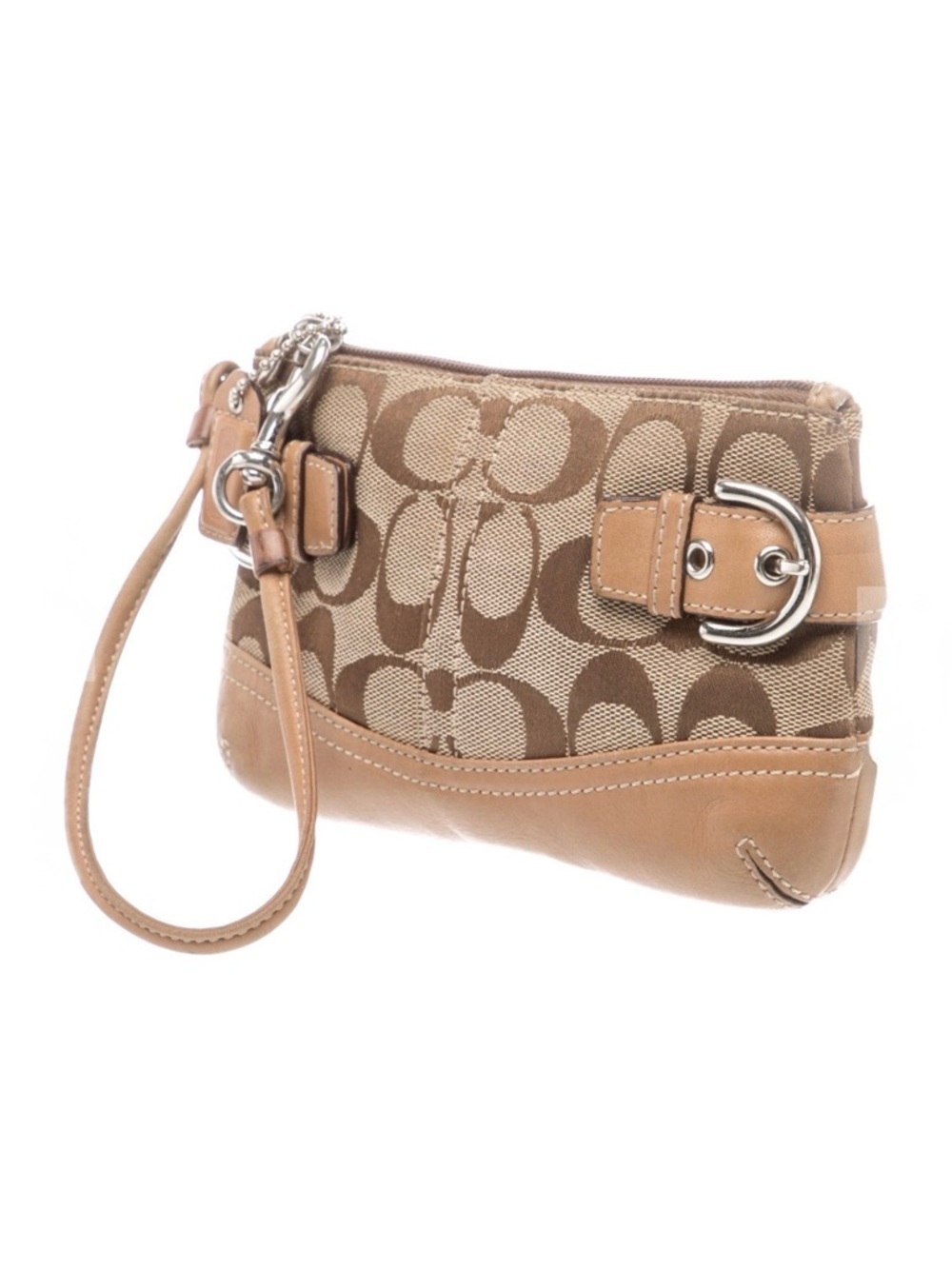 Vintage COACH Soho Legacy Double Buckle Signature Wristlet  Y2K (back from TRR) - Picture 3 of 5